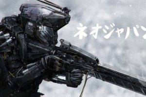 artwork, Robot, Cyborg, Soldier, Futuristic, Neo Japan 2202