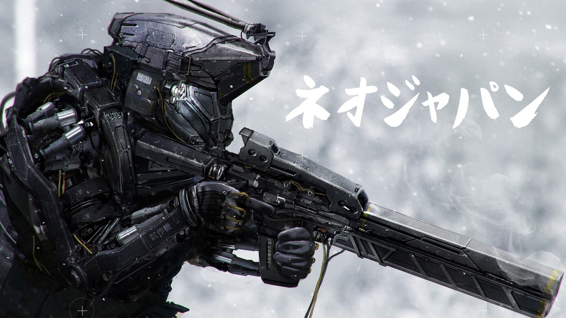 artwork, Robot, Cyborg, Soldier, Futuristic, Neo Japan 2202 Wallpaper