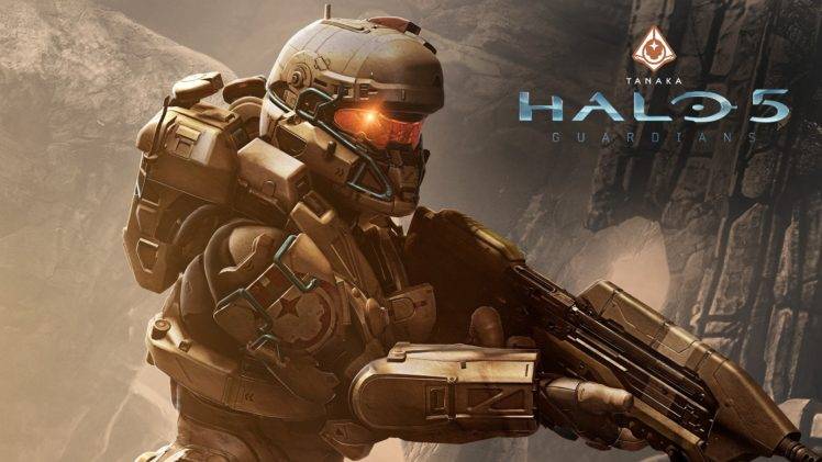 Halo 5, Machine gun, Holly Tanaka HD Wallpaper Desktop Background