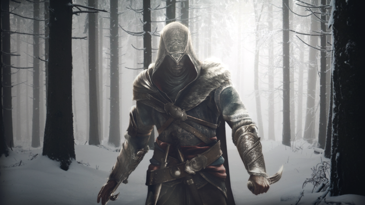 Assassins Creed, Snow, Hidden blades HD Wallpaper Desktop Background