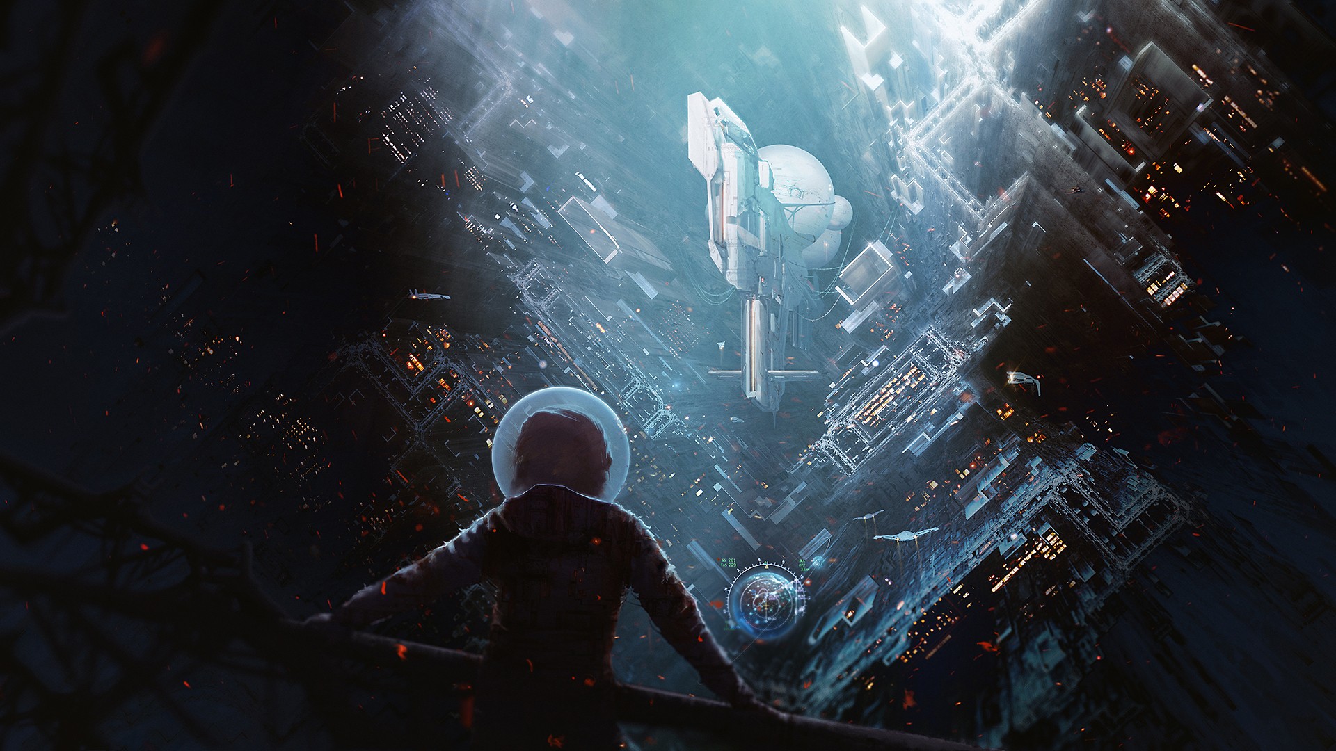 artwork, Science fiction, Astronaut Wallpaper
