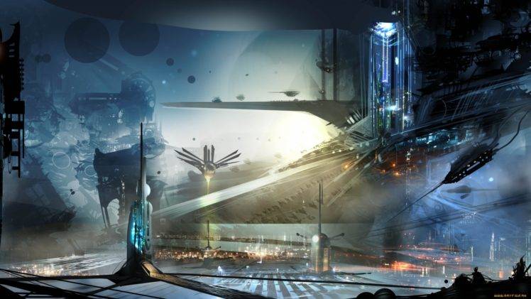 artwork, Science fiction HD Wallpaper Desktop Background