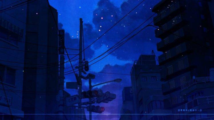 artwork, Night, City, Wires, Urban HD Wallpaper Desktop Background