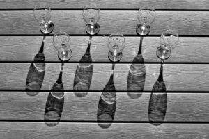photography, Artwork, Lines, Drinking glass, Wooden surface, Sunlight, Shadow