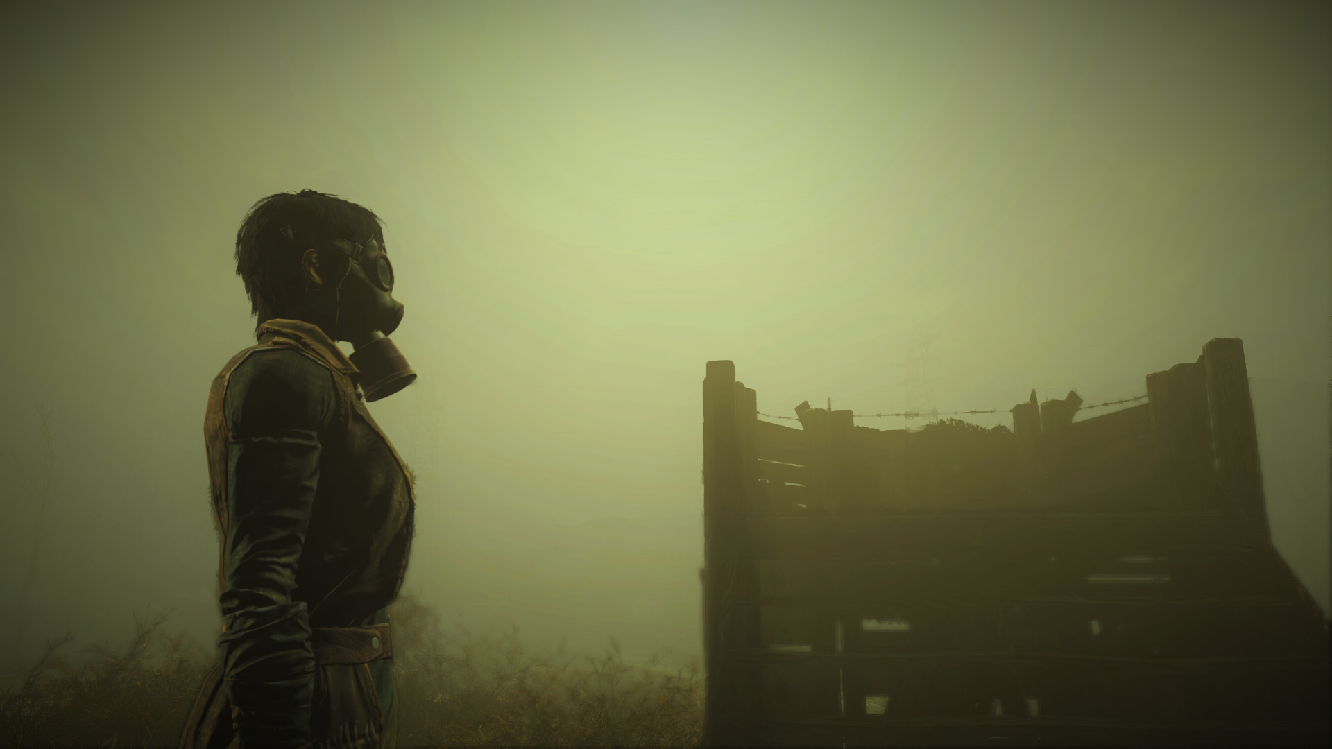 Fallout, Fallout 4, Wasteland, Apocalyptic, Nuclear, Gas masks Wallpaper