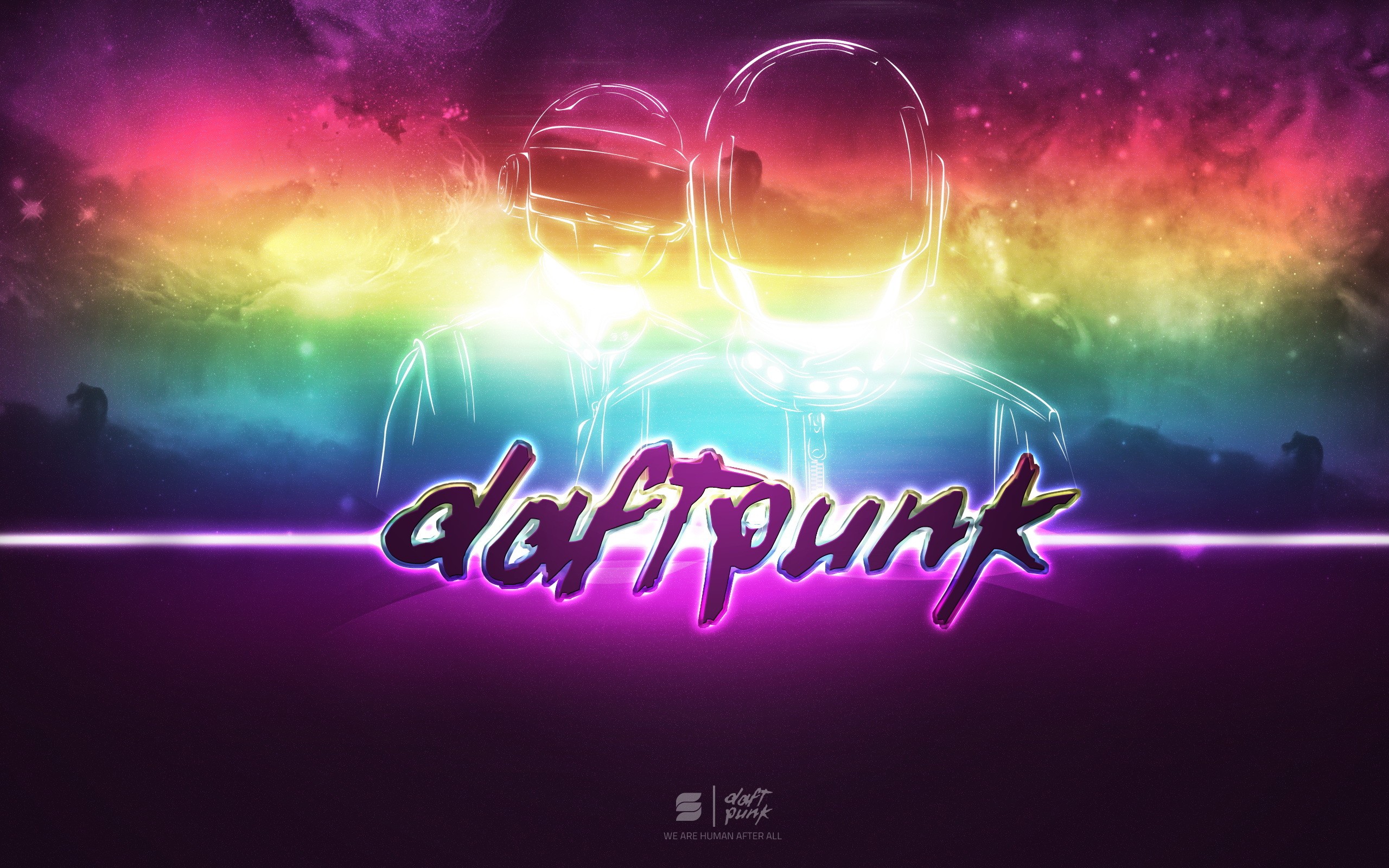 music, Daft Punk, Artwork Wallpaper
