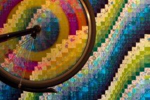 bicycle tires, Abstract, Colorful