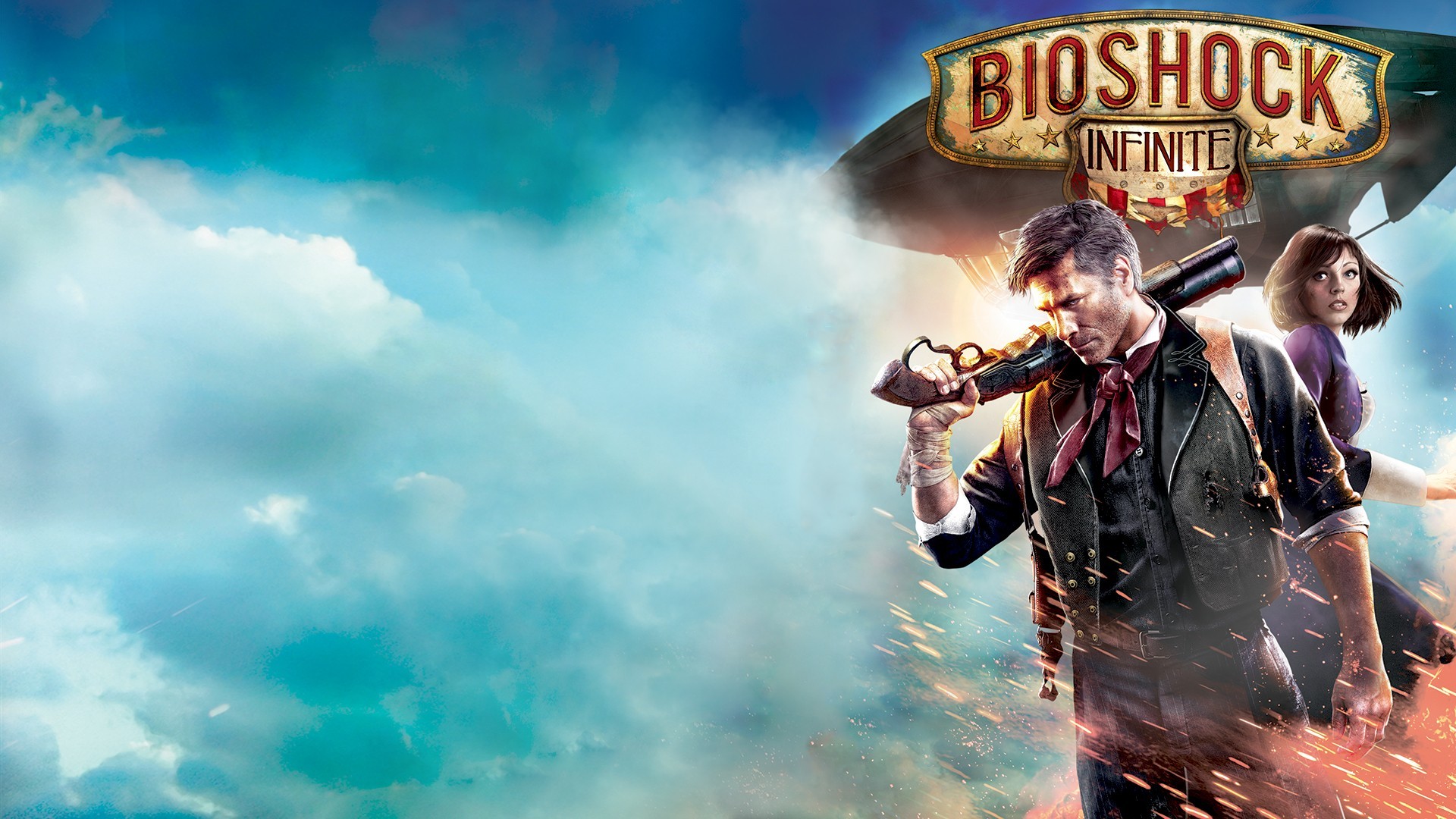 BioShock, BioShock Infinite, Booker DeWitt, Elizabeth (BioShock) Wallpaper