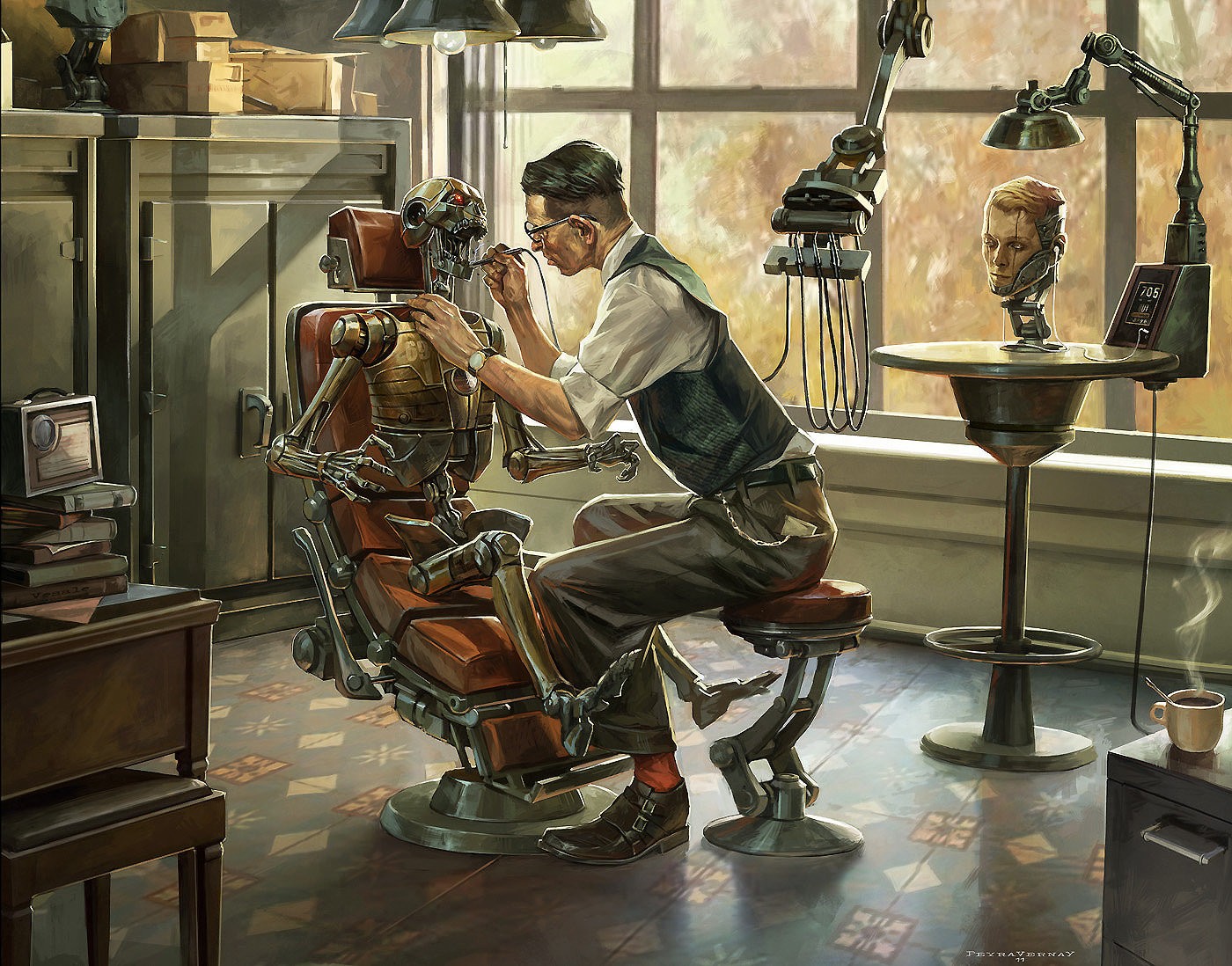 dentist, Robot, Artwork Wallpaper