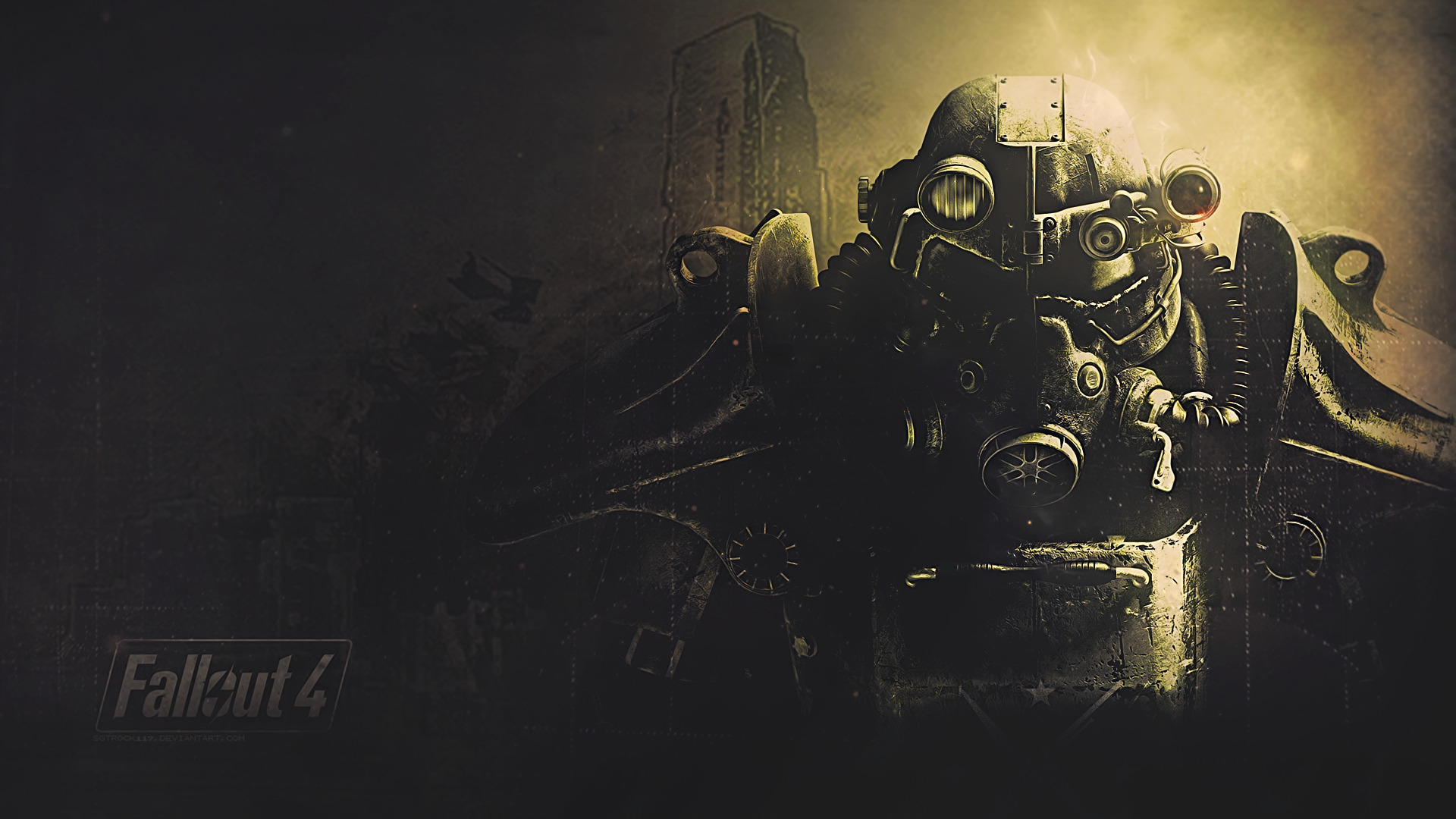 Fallout 4, Fan art, Power armor, Fallout Wallpaper