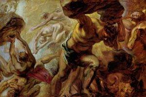 greek mythology, Artwork, Painting, Peter Paul Rubens, Overthrow of the Titans