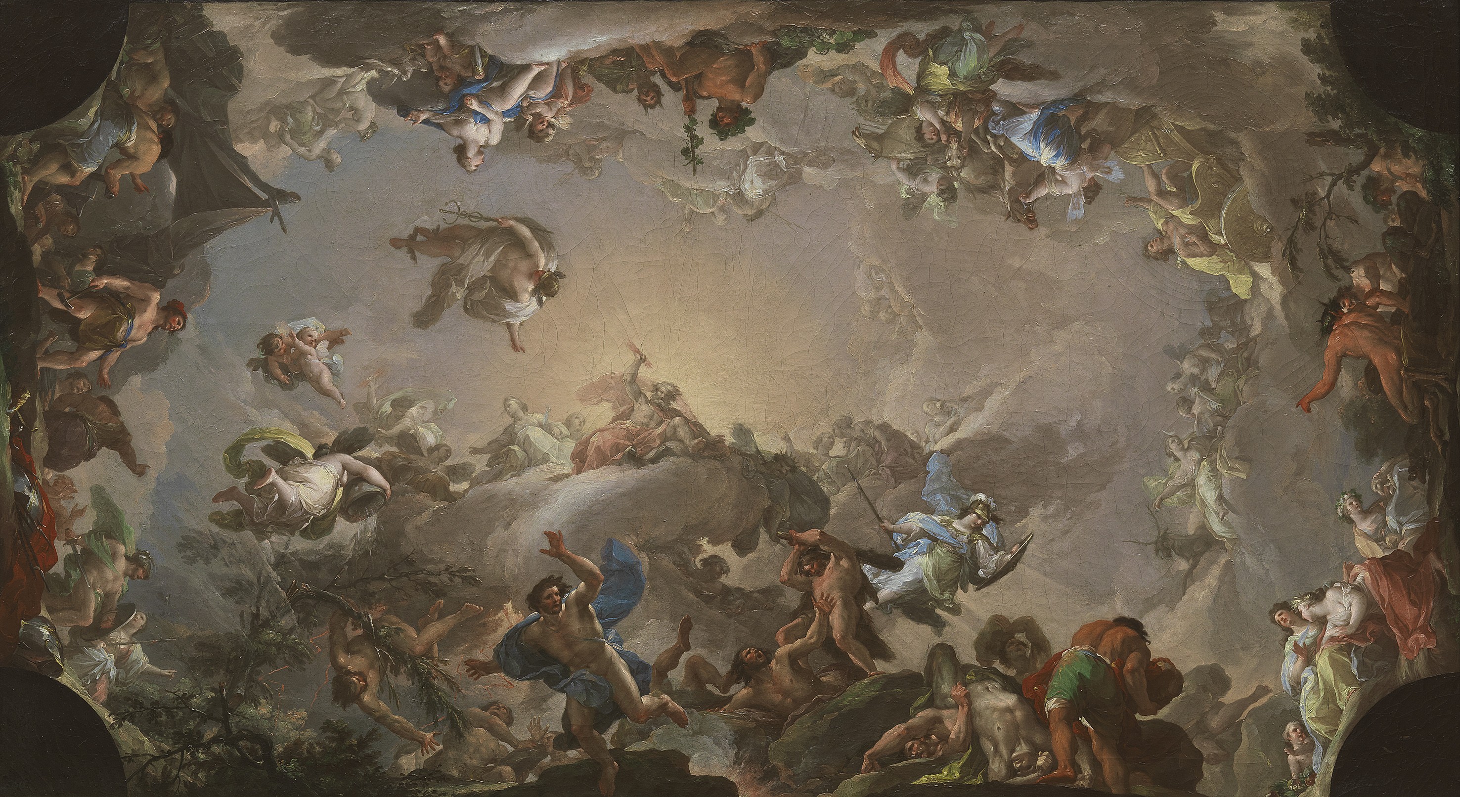 artwork, Greek mythology, Battle, Giant Wallpaper