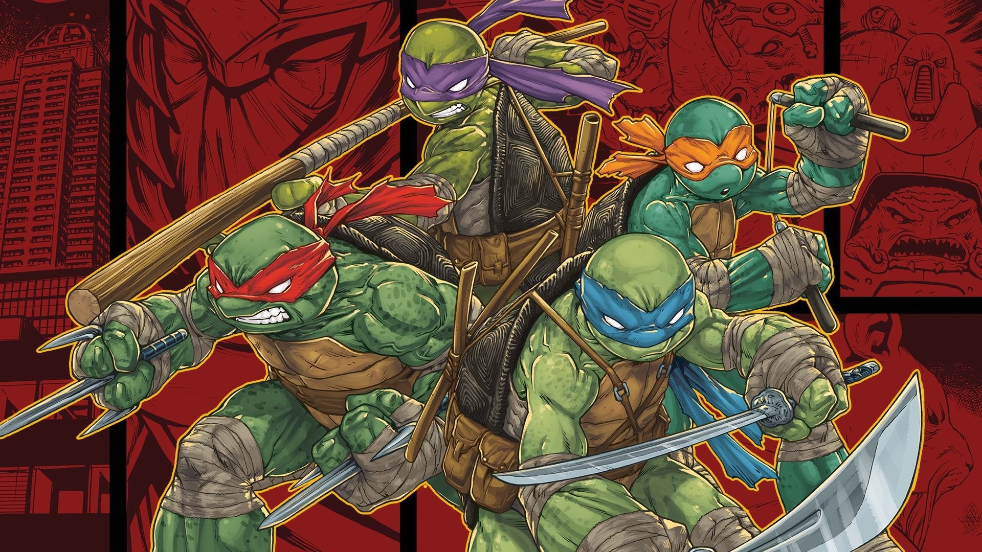 artwork, Teenage Mutant Ninja Turtles Wallpaper