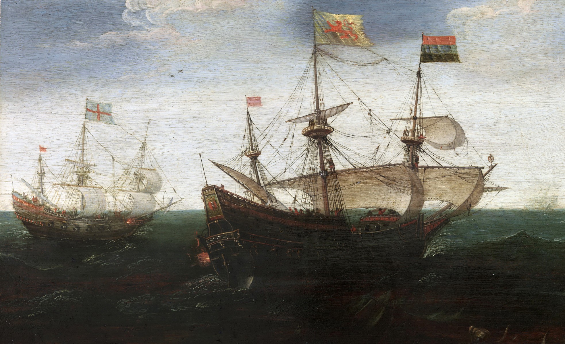 artwork, Painting, Ship Wallpaper