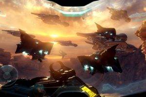 Osiris Squad, Halo 5: Guardians, Spartan Locke, Spaceship, Halo