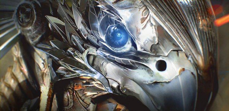 blue eyes, Artwork, Science fiction HD Wallpaper Desktop Background