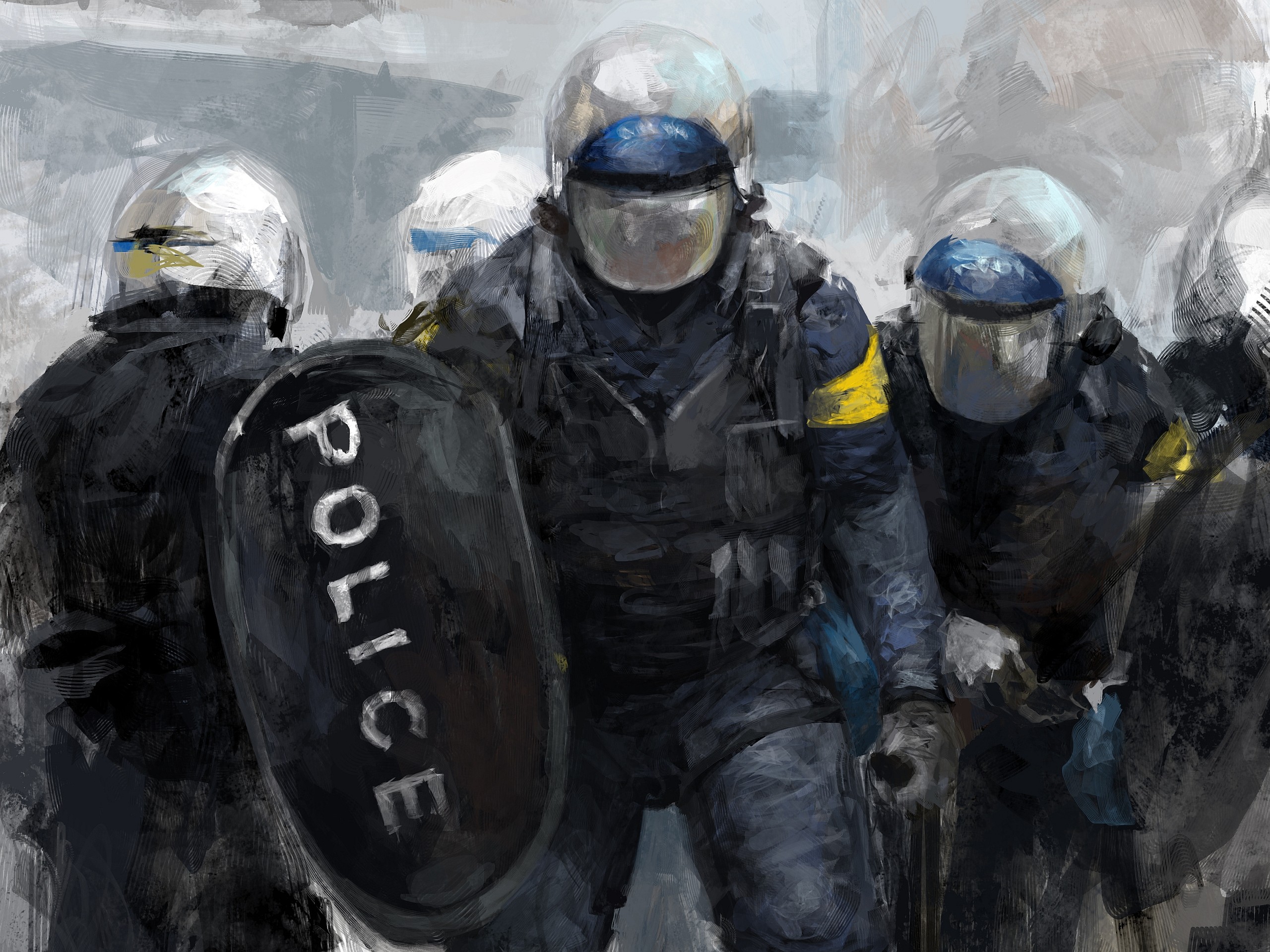 police, Artwork Wallpaper