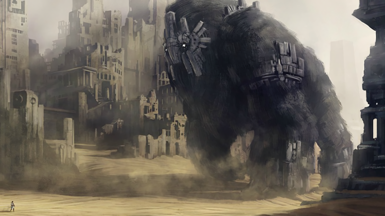 Shadow of the Colossus, Artwork HD Wallpaper Desktop Background