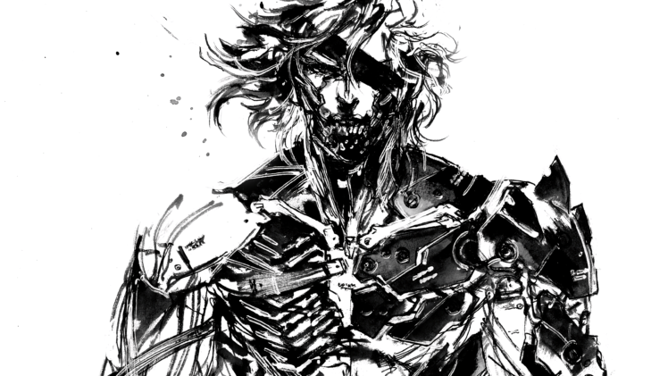 Metal Gear, Raiden, Sketches HD Wallpaper Desktop Background