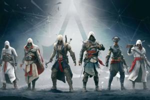 Edward Kenway, Ezio Auditore da Firenze, Altaïr Ibn LaAhad, Connor Kenway, Assassins Creed