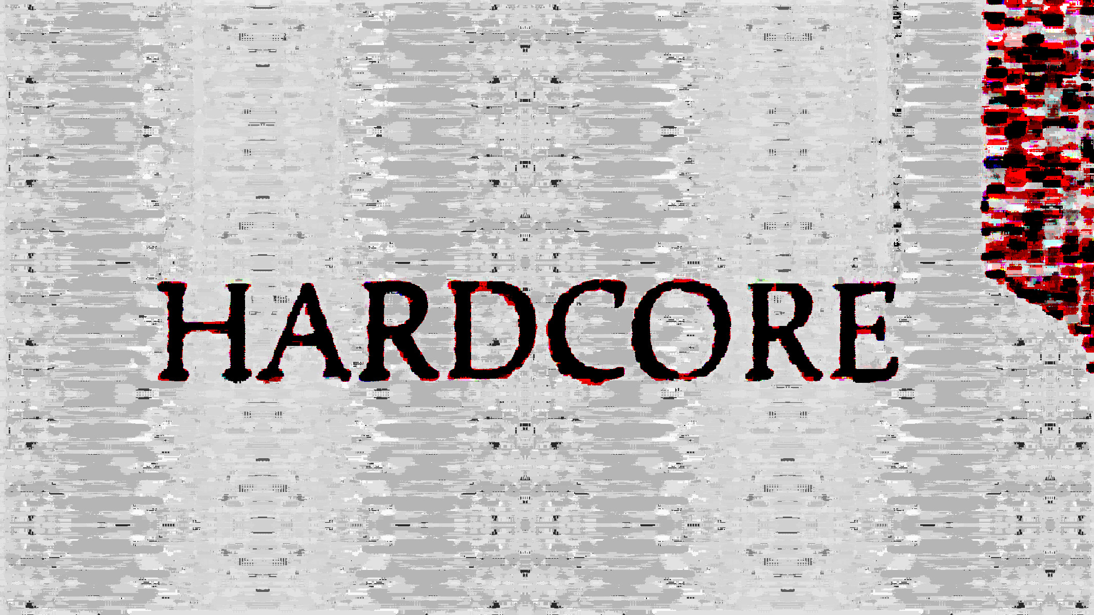 hardcore, Hardstyle, Red, Glitch art, Typography Wallpaper