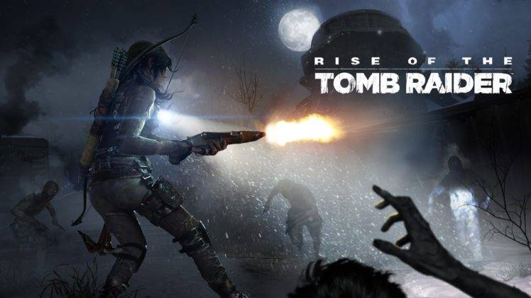 Rise of the Tomb Raider, DLC, Zombies, PC gaming HD Wallpaper Desktop Background