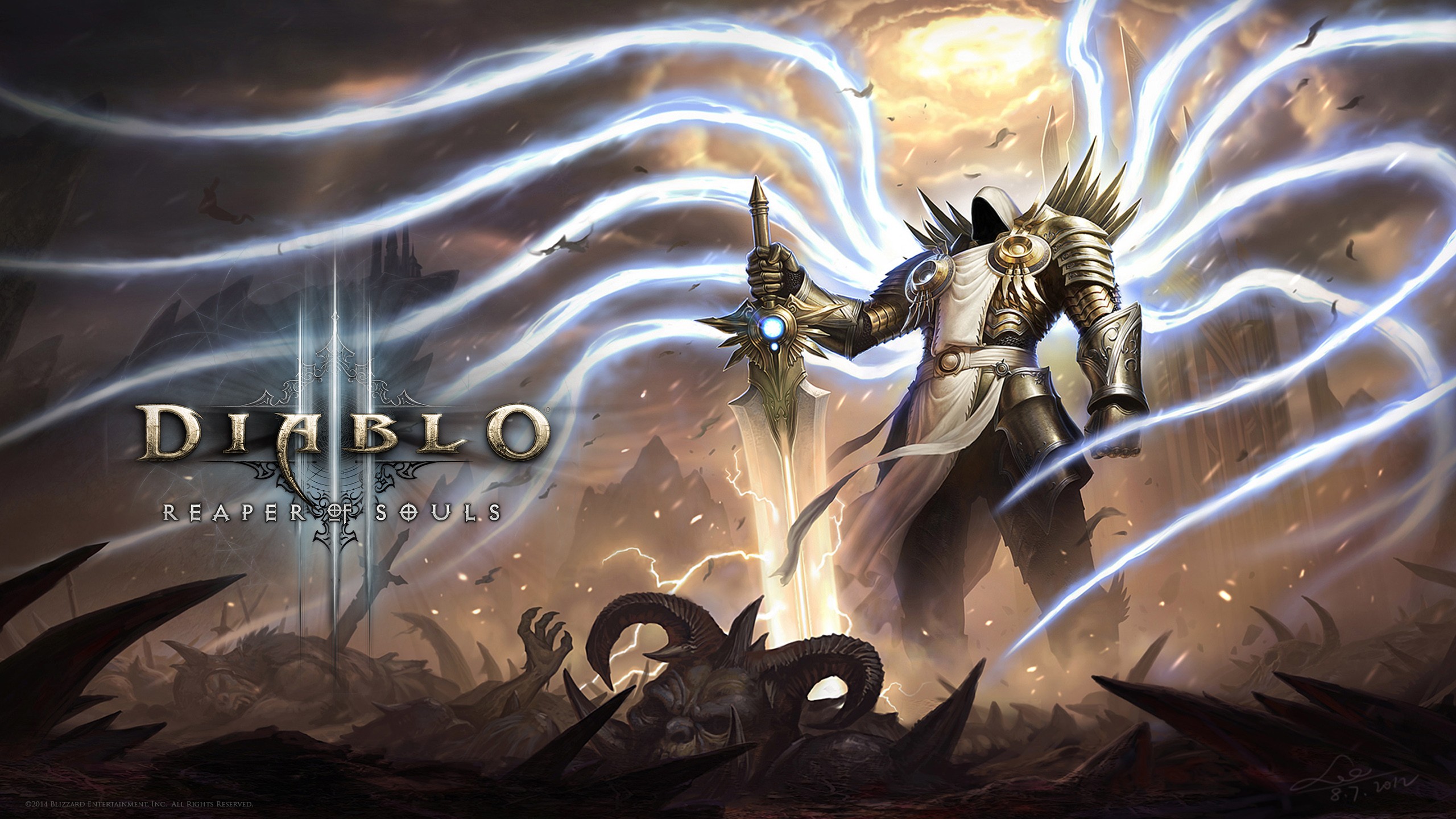 Tyrael, Blizzard Entertainment, Diablo 3: Reaper of Souls, Diablo, Diablo III Wallpaper