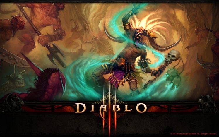 Witch Doctor (character), Blizzard Entertainment, Diablo, Diablo III HD Wallpaper Desktop Background