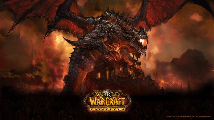 Deathwing, Blizzard Entertainment, Warcraft,  World of Warcraft HD Wallpaper Desktop Background