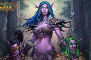 Tyrande, Illidan, Malfurion, Blizzard Entertainment, Warcraft,  World of Warcraft