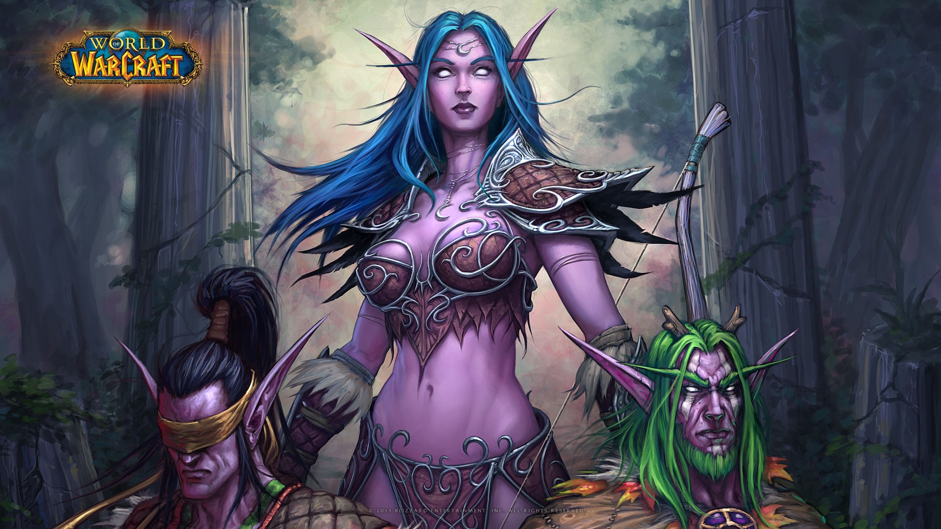 Tyrande, Illidan, Malfurion, Blizzard Entertainment, Warcraft,  World of Warcraft Wallpaper