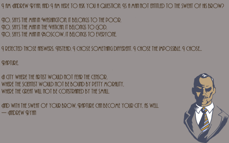BioShock, Text, Quote HD Wallpaper Desktop Background