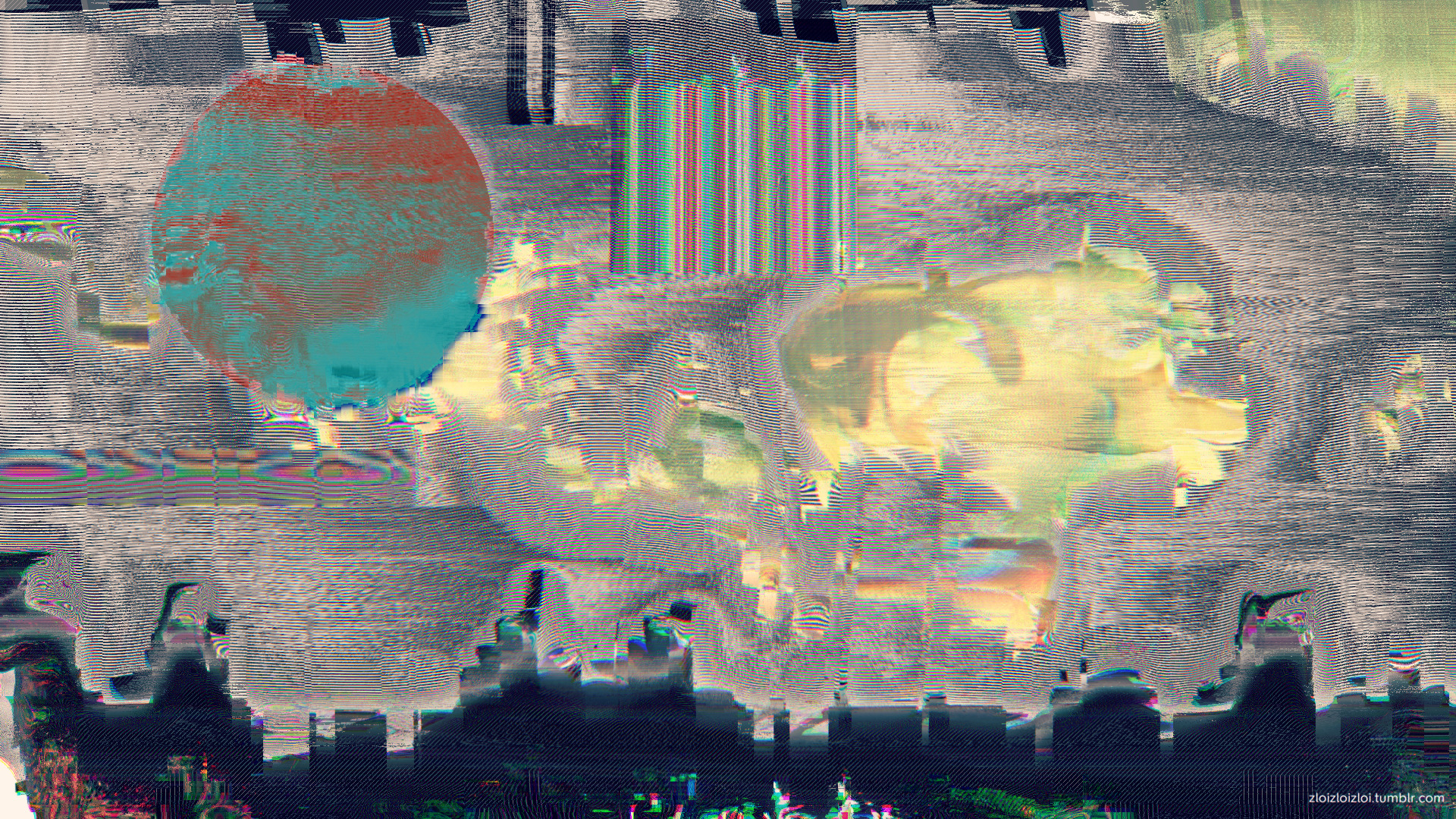 glitch art, Abstract, LSD Wallpaper