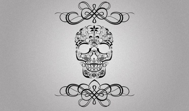minimalism, Skull, Artwork HD Wallpaper Desktop Background