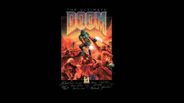artwork, Doom (game), Video games, Retro games HD Wallpaper Desktop Background