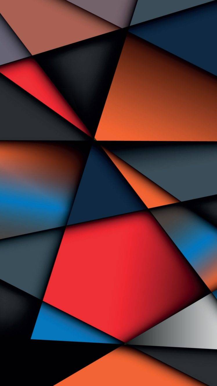 portrait display, Abstract, Digital art, Geometry, Triangle, Lines HD Wallpaper Desktop Background