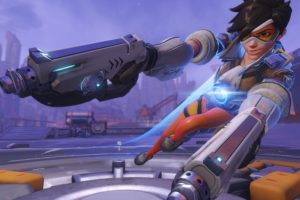 Overwatch, Tracer, Video games, Screen shot, Blizzard Entertainment