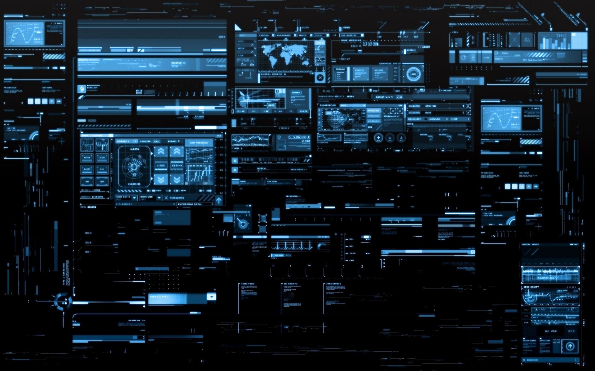 Computer screen, Digital art Wallpaper