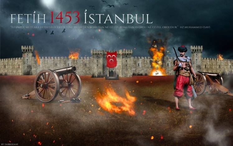 Constantinople, The Conquest of Constantinople, Digital art, Photo manipulation HD Wallpaper Desktop Background