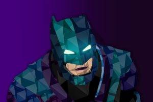Batman, Batman v Superman: Dawn of Justice, DC Comics, Low poly, Digital art