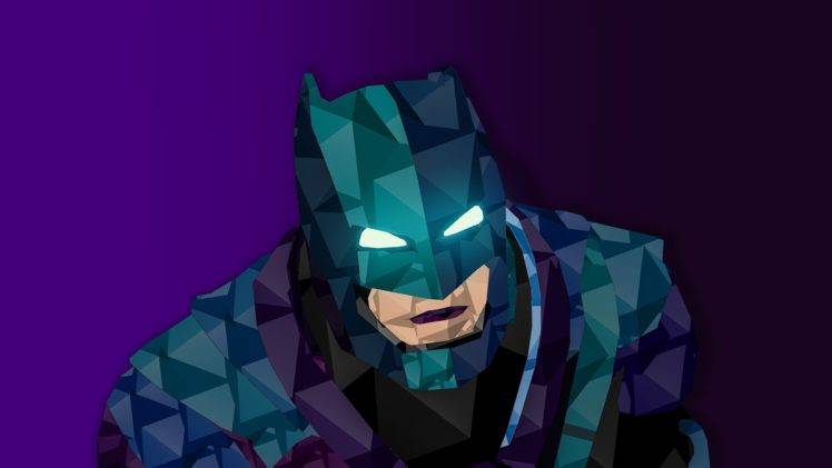 Batman, Batman v Superman: Dawn of Justice, DC Comics, Low poly, Digital art HD Wallpaper Desktop Background