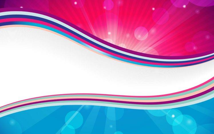 vector, Abstract, Colorful, Wavy lines HD Wallpaper Desktop Background
