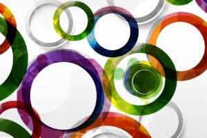 abstract, Circle, Sphere, Simple background, Digital art