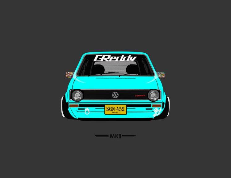 MK1, Volkswagen, Tuning, Artwork, Vehicle, Car HD Wallpaper Desktop Background