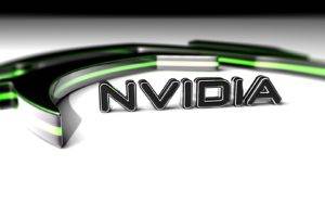 Nvidia, Logo, 3D, Blurred, Macro, White, Texture, Simple, Abstract, Depth of field, Digital art, Render