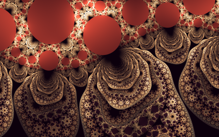 fractal, Abstract, Artwork, Digital art HD Wallpaper Desktop Background