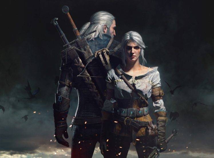 Geralt of Rivia, The Witcher, Ciri HD Wallpaper Desktop Background