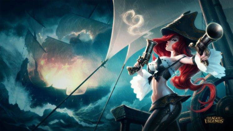 Miss Fortune (League of Legends), Pirates, Video games, League of Legends HD Wallpaper Desktop Background