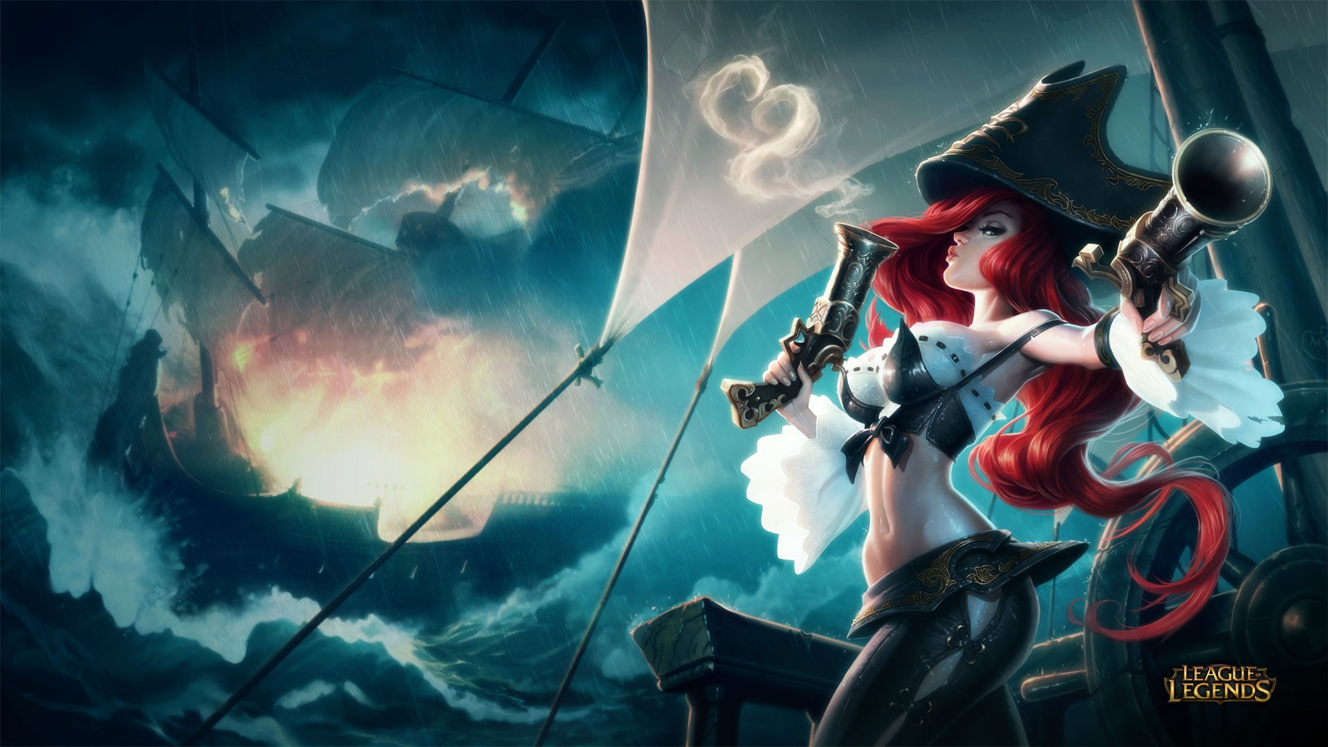 Miss Fortune (League of Legends), Pirates, Video games, League of Legends Wallpaper