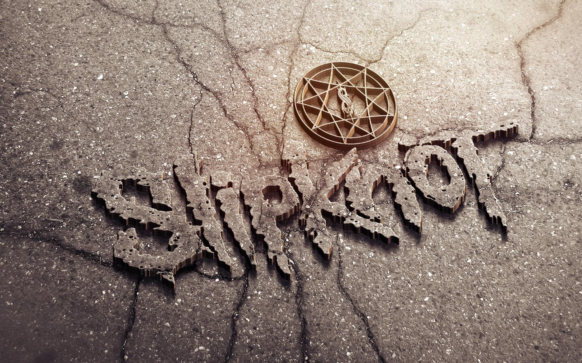 Slipknot, Typography, Music, Digital art Wallpaper